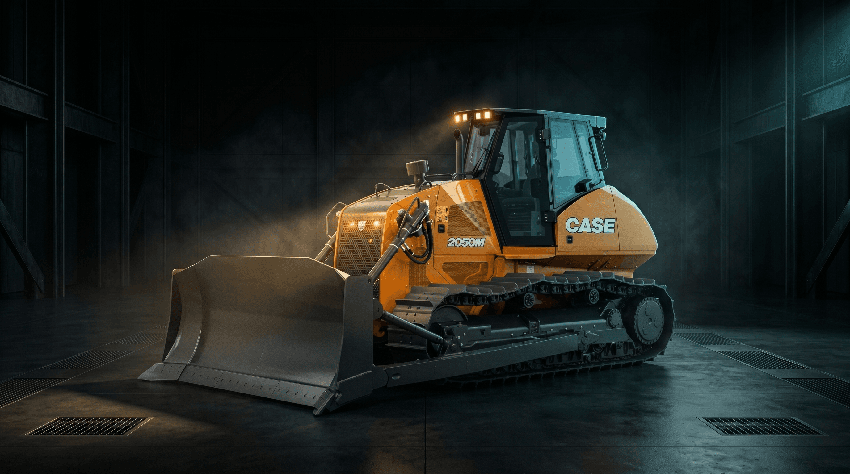 CASE dozer in action on a construction site