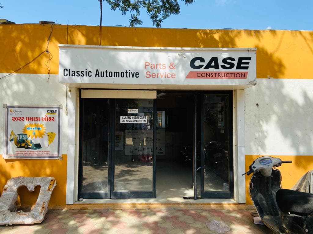 Classic automotive dealership facility in Rajkot